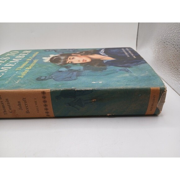 Stories To Remember Thomas B Costain Book Club Edition 1956 Vol 1 Dust Jacket - Picture 3 of 10